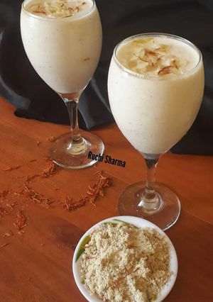 A picture of Thandai souffle.