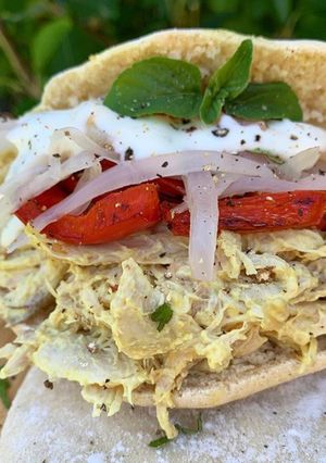 Una foto de Sándwich de pollo