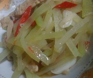 Praktis, Membuat Tumis labu siam mix tempe Praktis Enak