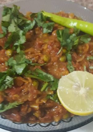 A picture of Bhaji without butter.