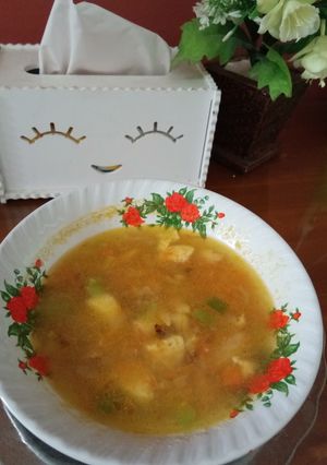 Foto resep Mpasi baby embun 9m+ Sup tofu bawal putih