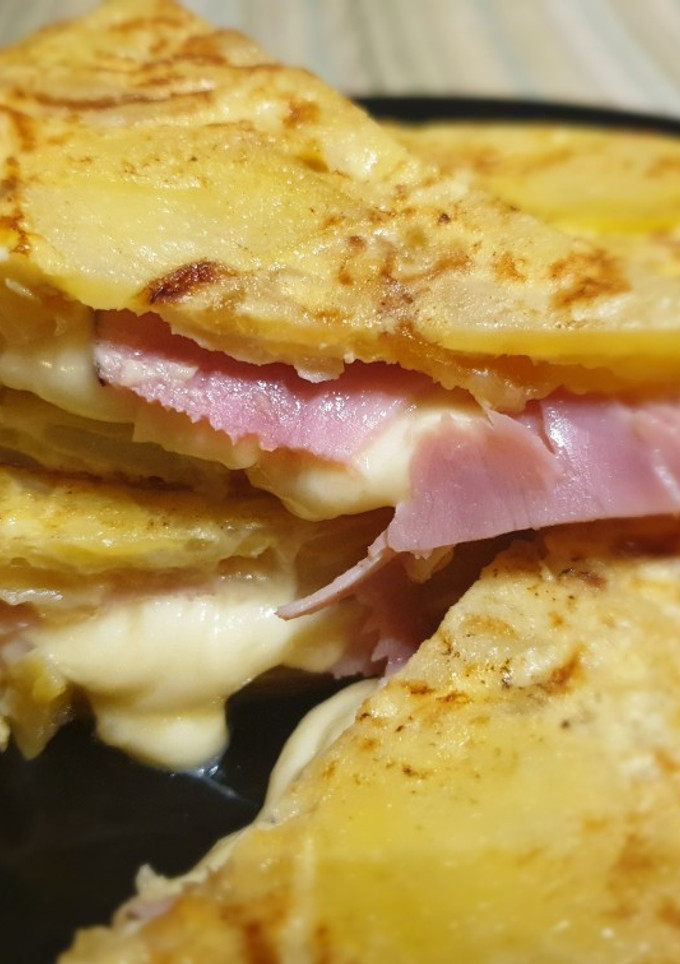 Una foto de Tortilla sándwich