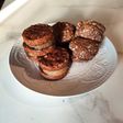 Alfajores de avena y dulce de leche