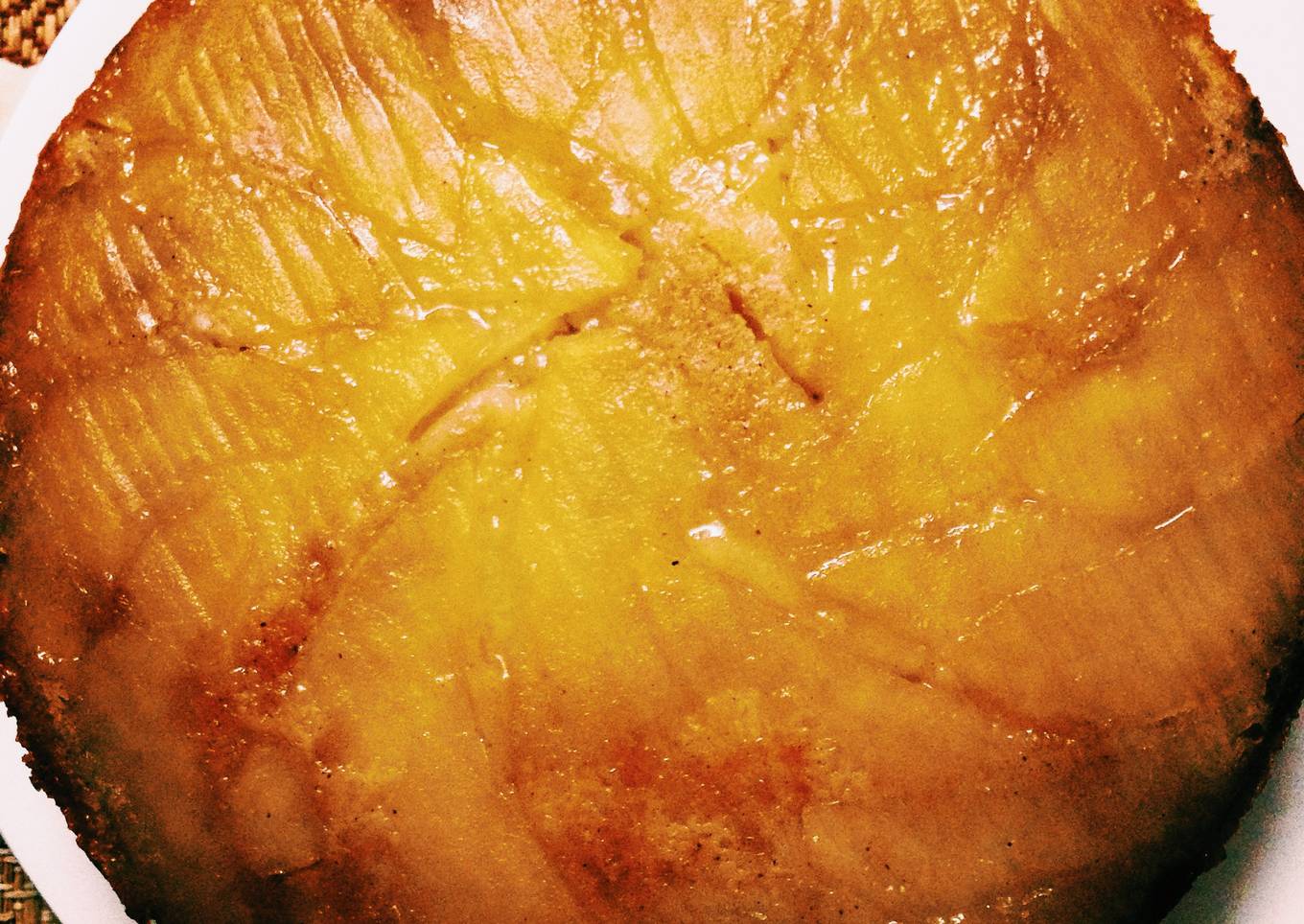Egg Free Apple Upside Down Cake