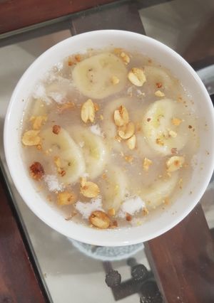 Hình của món Chè chuối đậu phộng.
