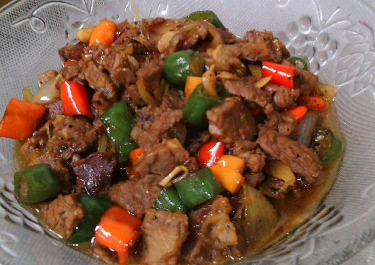 Resep Daging Lada Hitam Ala Restoran By Ih Oleh Indah