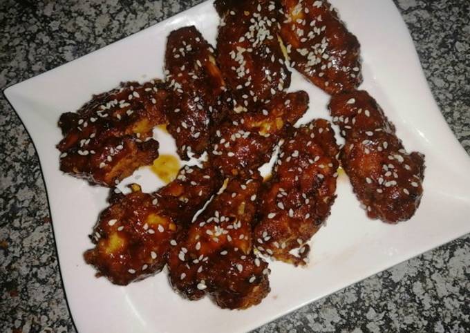Easiest Way to Prepare Favorite Korean inspired chicken wings