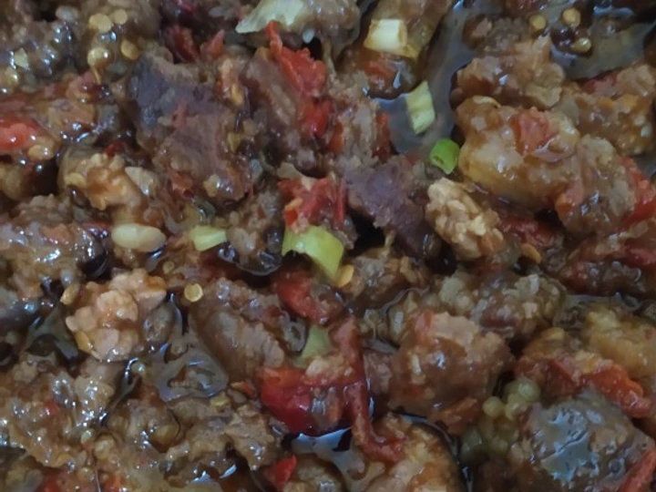 Cara Mudah Menyiapkan Resep Oseng mercon tetelan sapi yang Sempurna