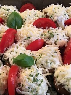 Töltött gombafejek recept fotója