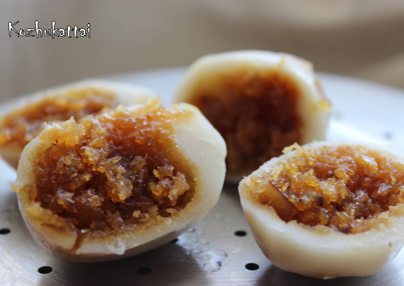 Kozhukattai /Modak/Steamed Rice Dumpling