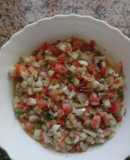 Pipirrana con pulpo