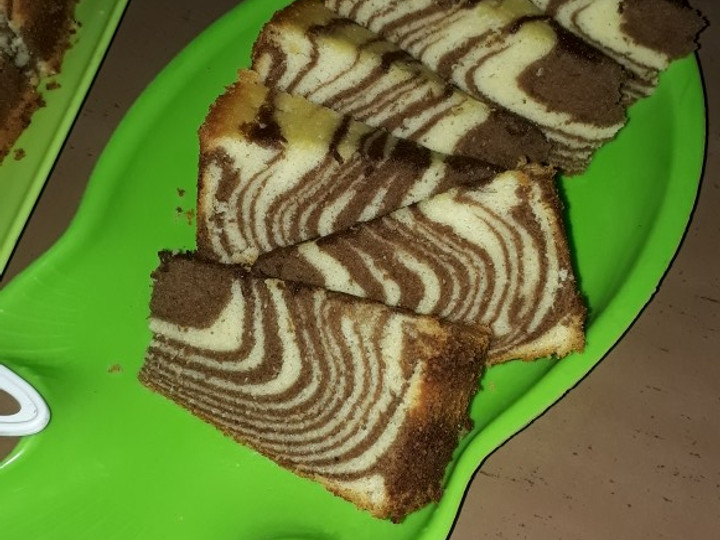 Anti Ribet, Memasak Bolu zebra putih telur Murah