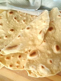 عکسی از دستور نان لواش تابه ای