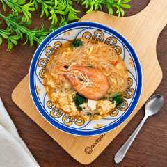 A picture of Misoa Telur Udang.