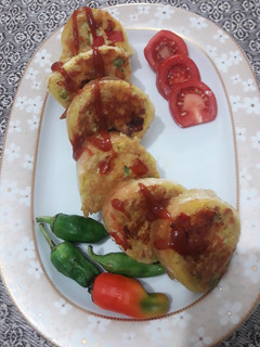 عکسی از دستور باگت شکم پر