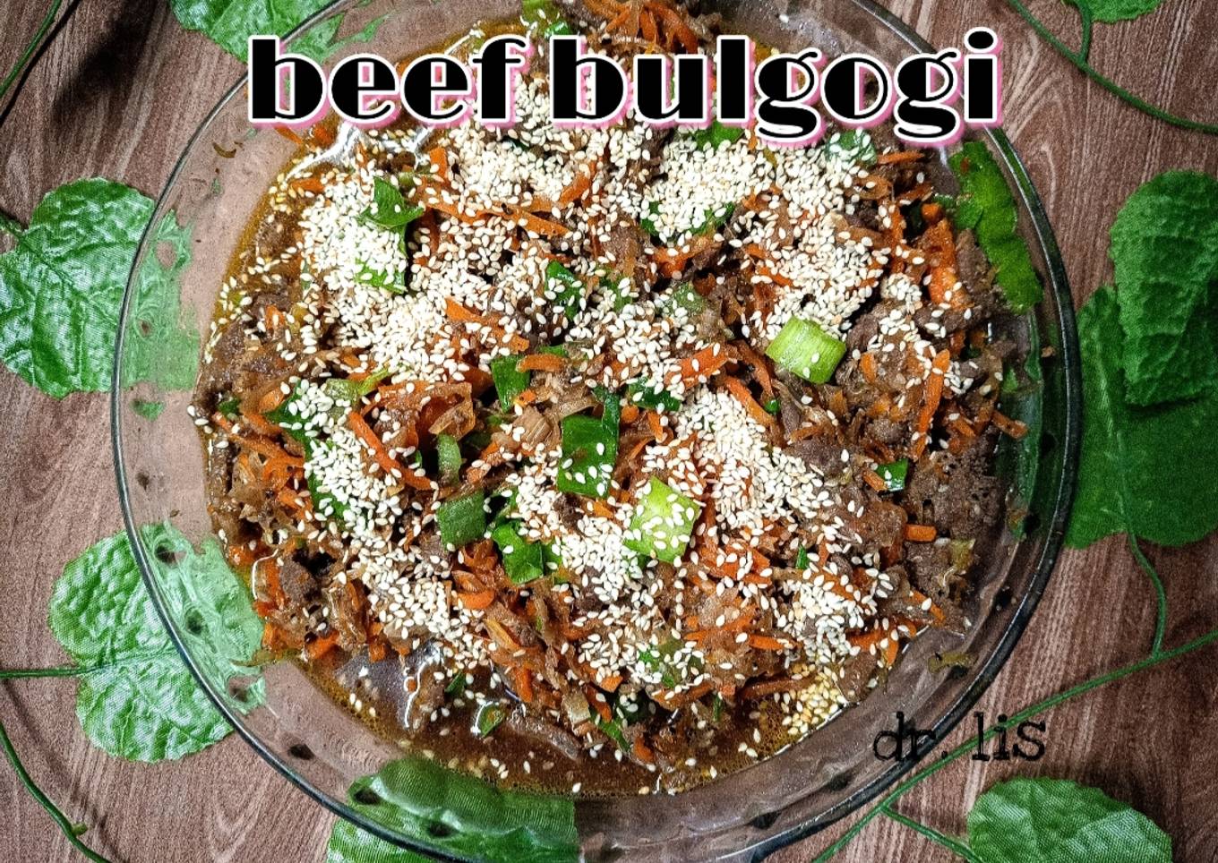 Beef bulgogi