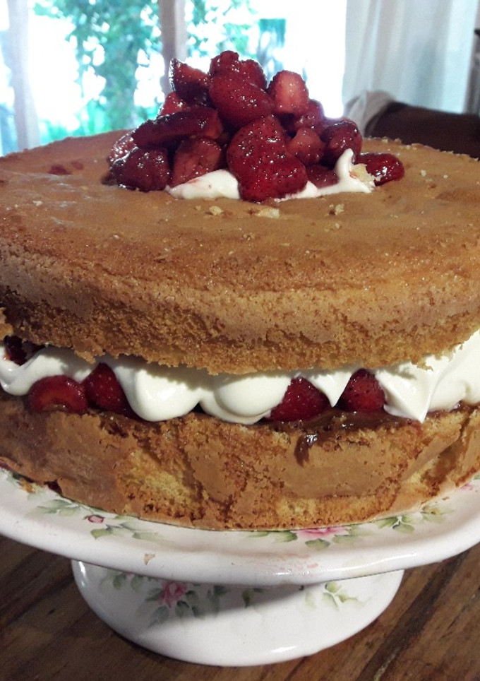 Una foto de Torta rompecorazones!
