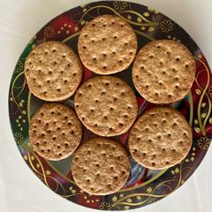 A picture of Digestive biscuits.