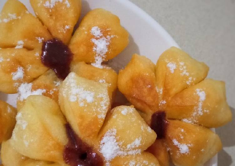 Resep Donat Bunga Anti Gagal