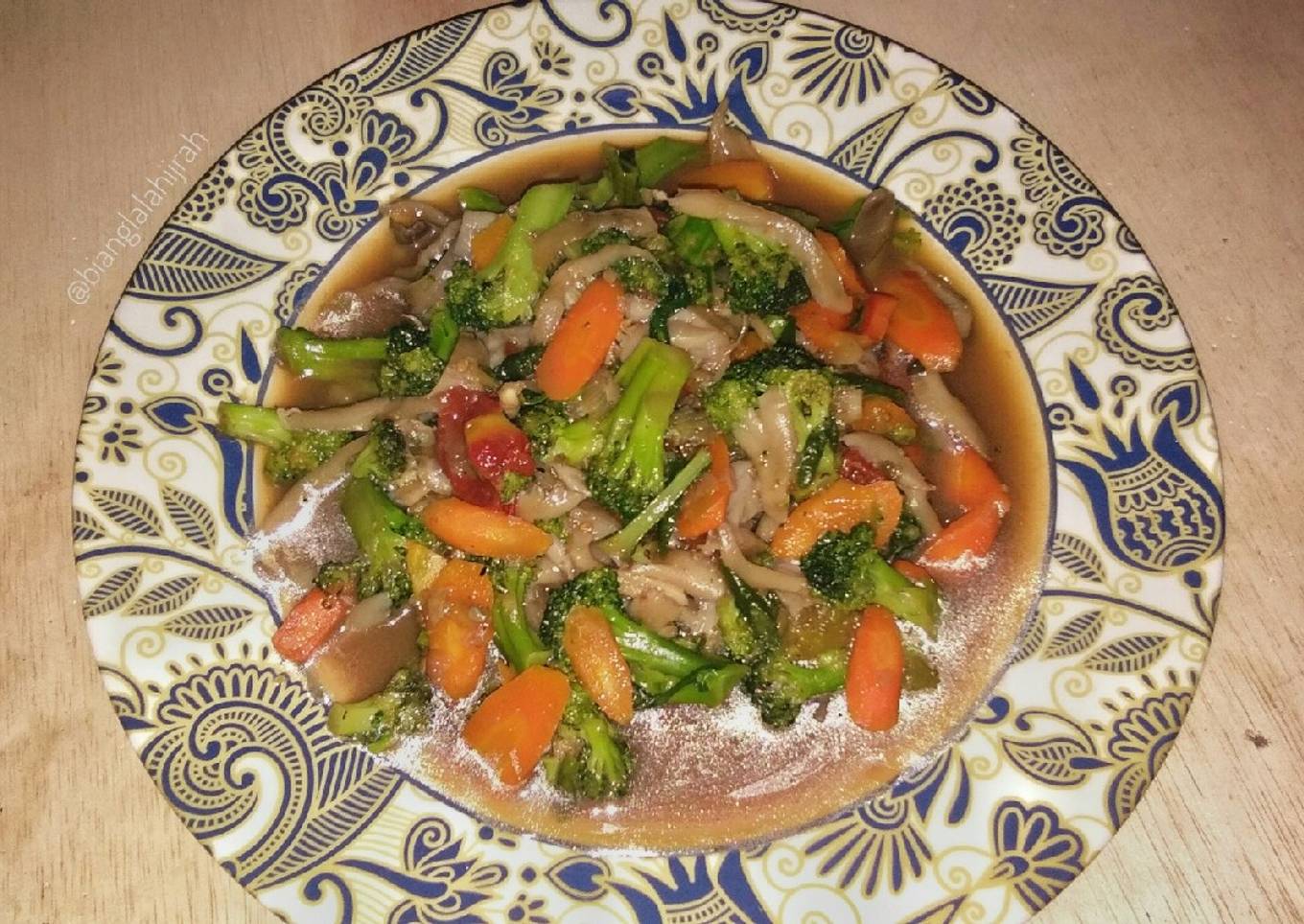 Capcay Sayur + Jamur, Enak Banget!