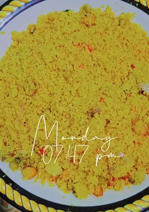 A picture of Jallop cous cous.