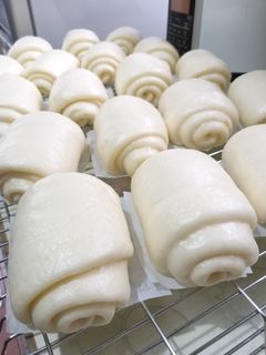 100%鮮奶饅頭/淡淡奶香細緻口感(中式麵食) 的食譜成品照片