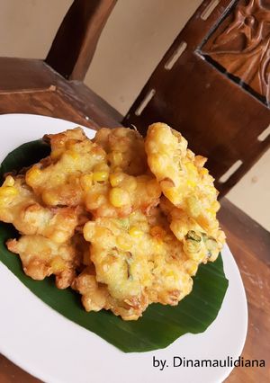 Foto resep Bakwan Jagung manis extra Pedas