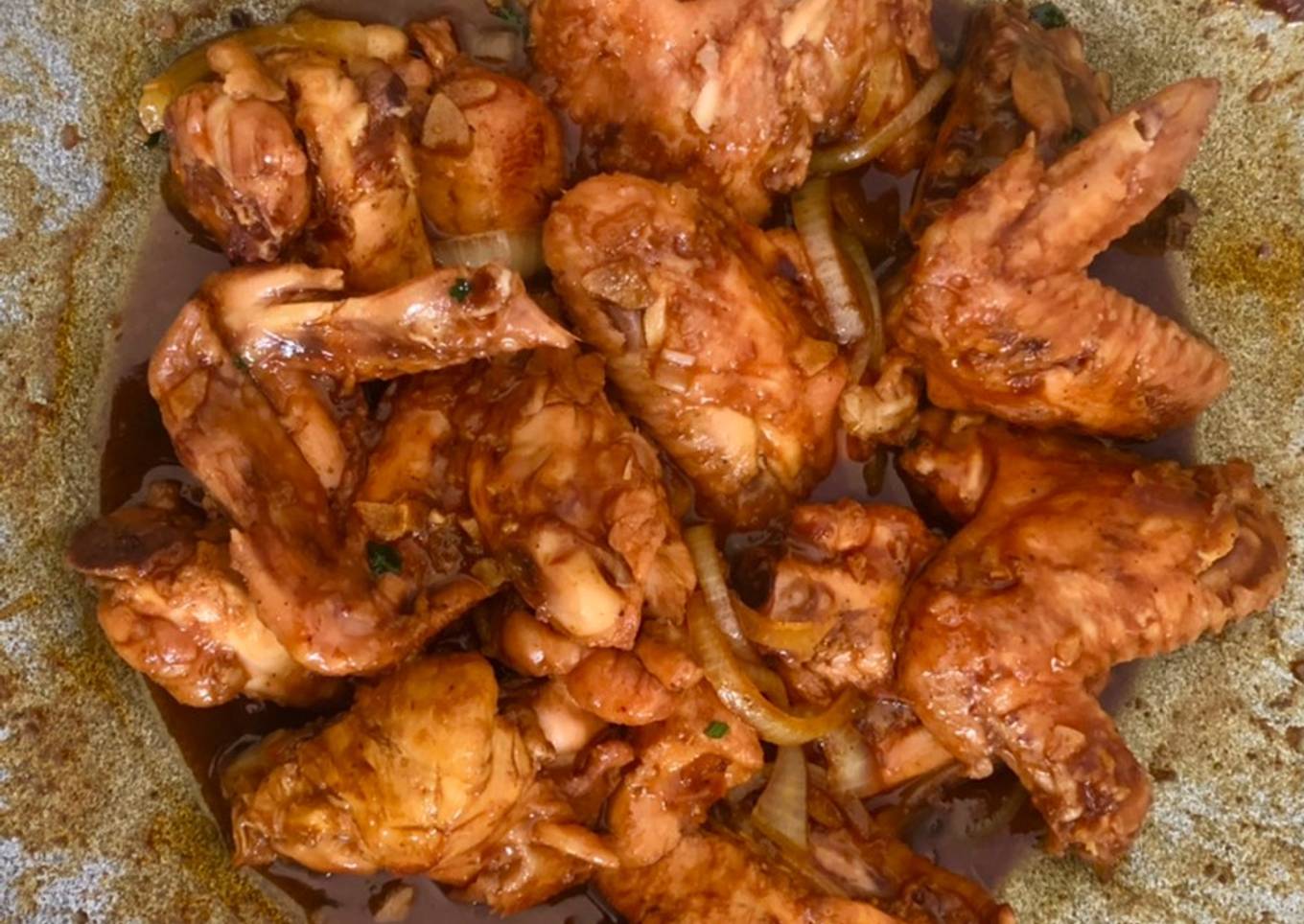Ayam Kecap Bawang bombay