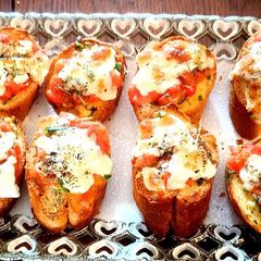 A picture of Cheese Bruschetta.