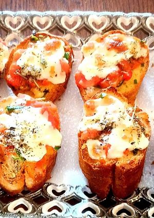 A picture of Cheese Bruschetta.