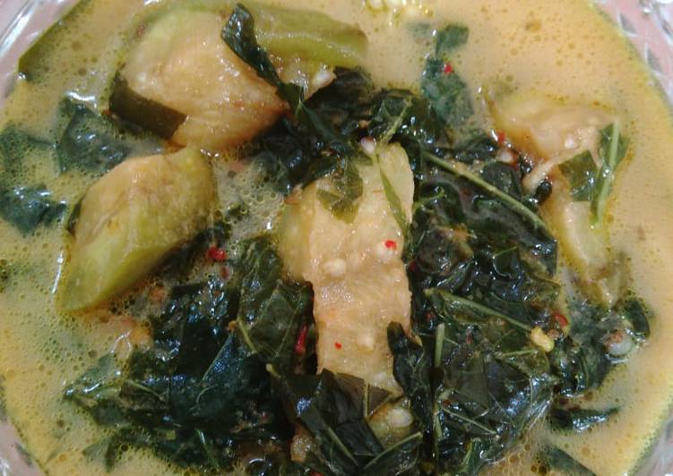 Lodeh daun singkong & terong