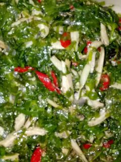 Foto resep Oseng daun melinjo teri