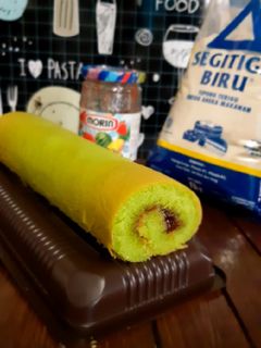 Foto resep Bolu gulung pandan