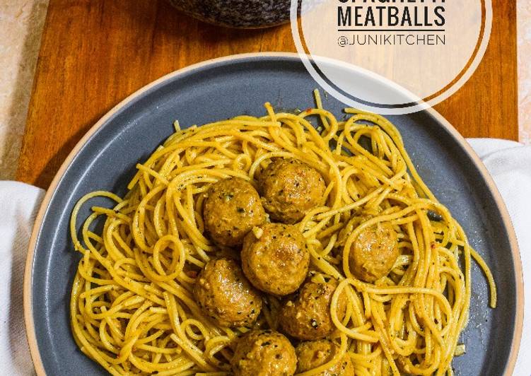 Resep Spaghetti Meatballs, Enak
