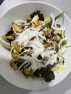 Una foto de Ensalada de berenjena con miel