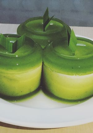 Hình của món Thạch rau câu nhân phô mai.