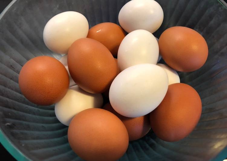 Perfect hard boiled eggs