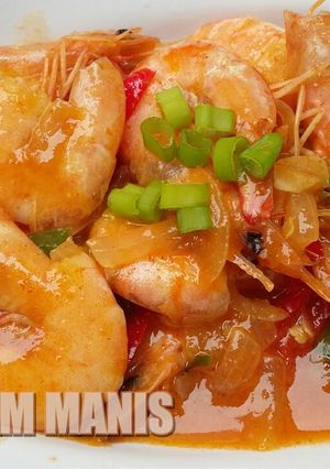 Foto resep Udang Asam Manis