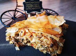 Foto de Tarte vegetariana com massa filo