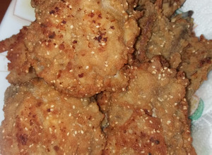 Rántott csirkefarhát recept fotója