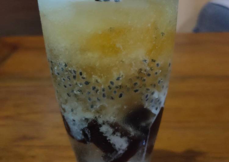 Resep 41. Es Rosela Jelly Susu | Langkah Membuat 41. Es Rosela Jelly Susu Yang Sederhana