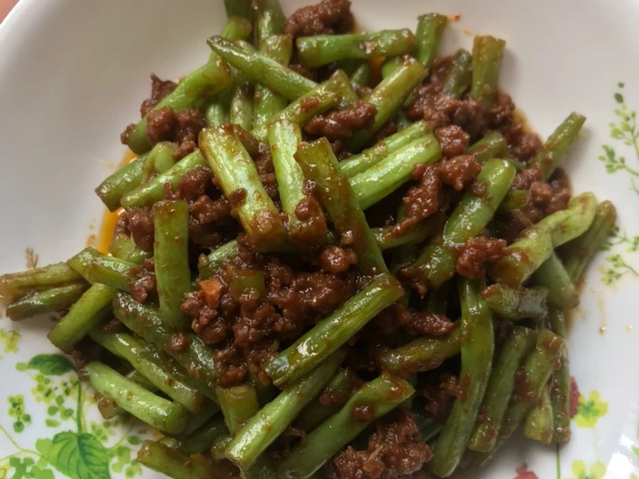 Langkah Gampang Membuat Resep  Tumis buncis daging sapi yang Bisa Manjain Lidah, Sempurna