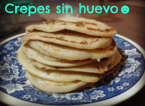 Una foto de Crepes/panqueques sin huevo!☻