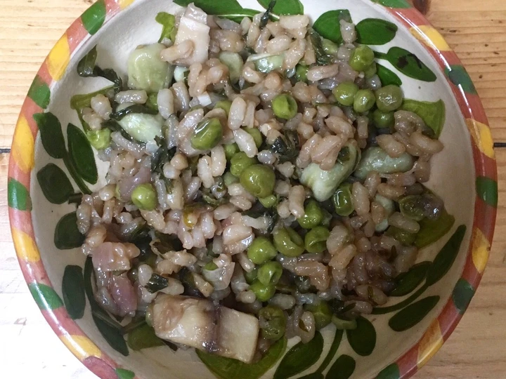 Recipe Pea, Broad Bean and Mushroom Risotto 🍚 the So Delicious So Delicious