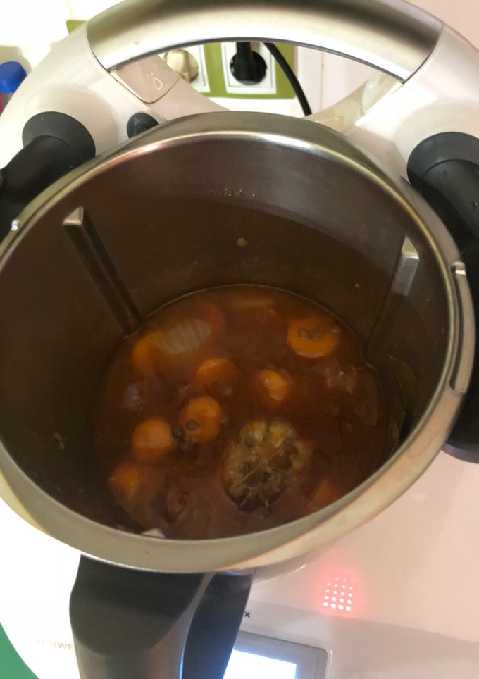 Una foto de Lentejas estofadas para 2 en Thermomix