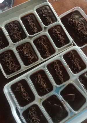 Foto resep Brownis lumer, toping coklat