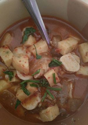 Foto resep Seblak scallop dan cireng endess