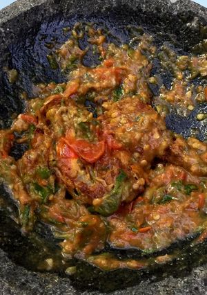 Foto resep Ayam geprek level 1