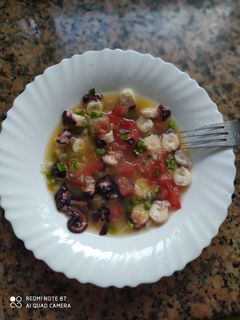 Una foto de Pulpo en vinagreta