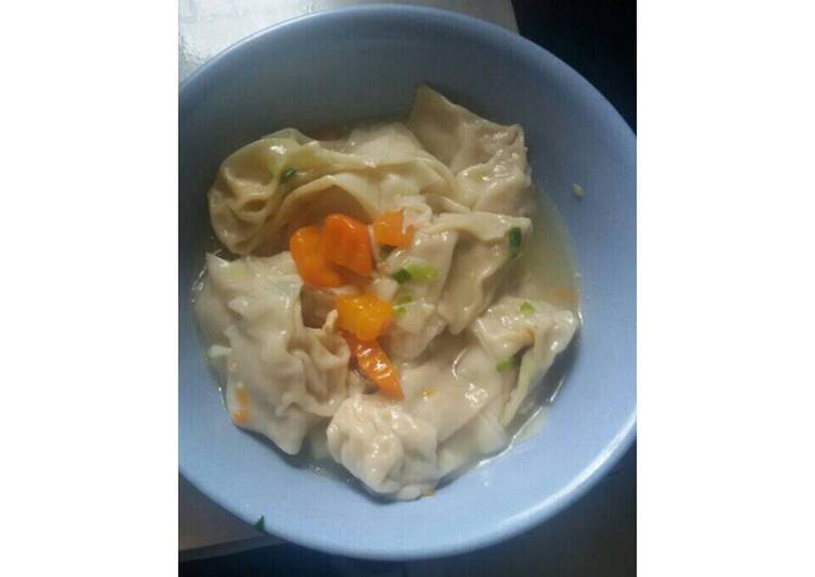 Langkah Mudah untuk Menyajikan Wonton Soup (Sup Pangsit Udang Ayam), Lezat Sekali